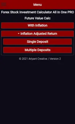 Forex Plan Compounding Interest Calculator PRO android App screenshot 0